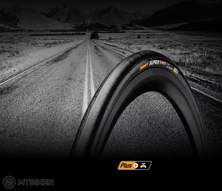 Autentický Continental Super Sport Plus 700x23C plášť, drát
