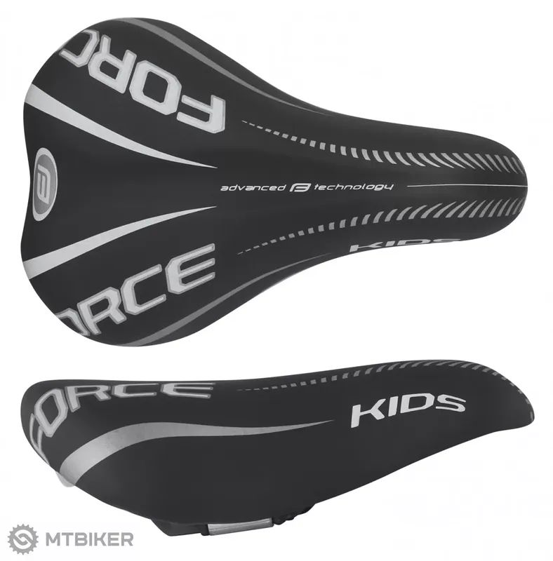 FORCE Kids dětské sedlo, 160 mm, černá/šedá Top Prodej