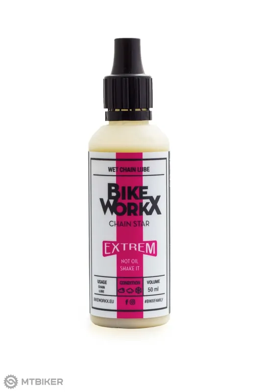 BIKEWORKX Chain Star Extrem mazací olej na řetěz, 50 ml Bezpečná Platba