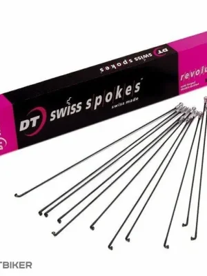 DT Swiss Revolution J-Bend špic, 2.0-1.5-2.0, černá Expresní Doručení