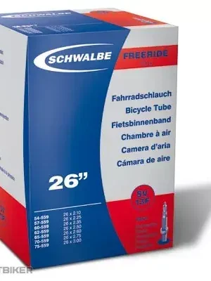 Pouze Dnes Schwalbe Freeride 26x2.10"-3.00" duše, galuskový ventilek 40 mm