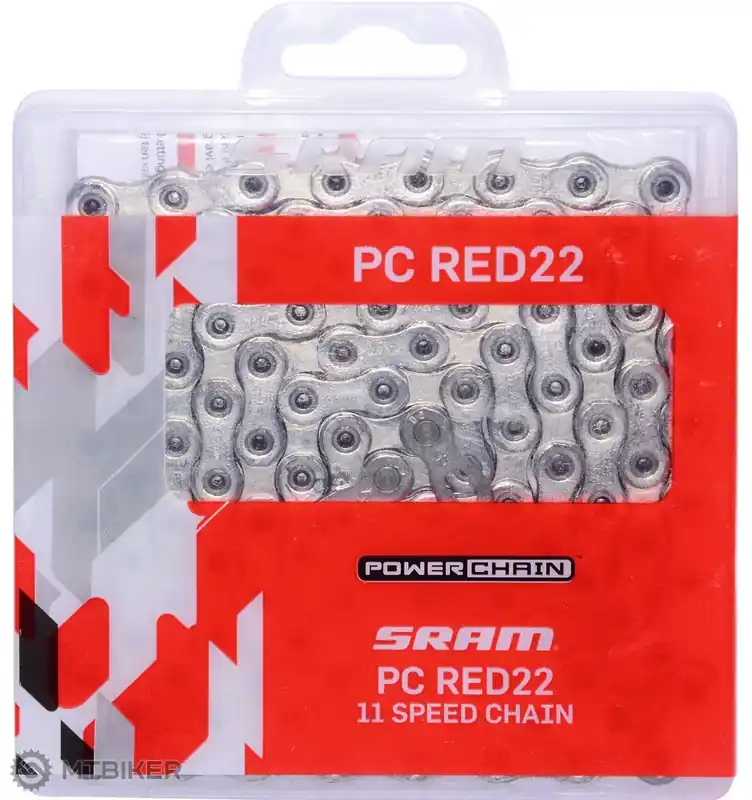 Akční Cena SRAM PC RED22 řetěz, 11rychl., 114 článků, HollowPin, rychlospojka Powerlock
