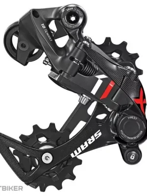 Akční Nabídka SRAM X01 Type 2.1 přehazovačka, 11kolečko, dlouhé ramínko, červená