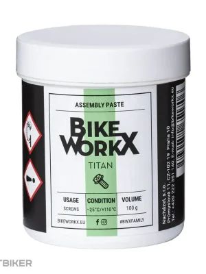 Vrácení Zdarma BIKEWORKX Lube Star Titan mazivo na závity, 100 g