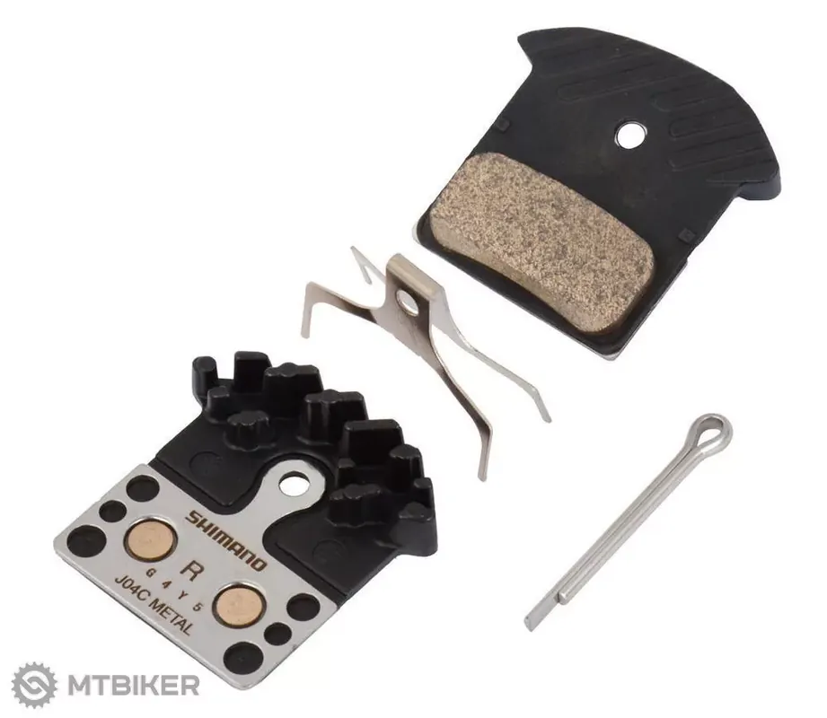 Shimano J04C brzdové destičky s chladičem, metalické, Ice Tech Vysoce Kvalitní