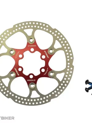 STING ST-140 brzdový kotouč, 140 mm, 6-děr, červená Ihned K Objednání