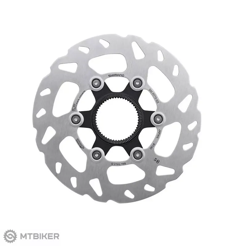 Akční Cena Shimano SM-RT70 brzdový kotouč, 140 mm, Center Lock s vnitřní maticí, Ice Tech