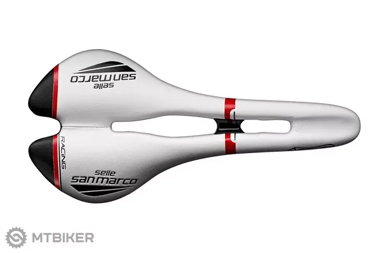 Přímo Od Výrobce Selle San Marco Aspid Open-Fit Racing Narrow sedlo, 132 mm, bílé