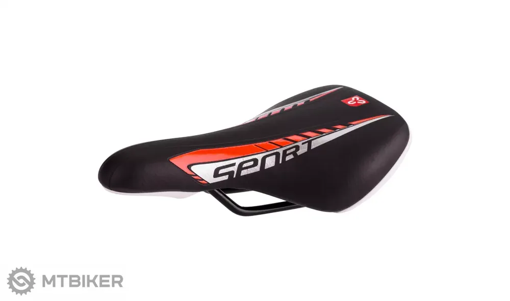 Novinka CTM Foxy dětské sedlo, 140 mm, černá/červená