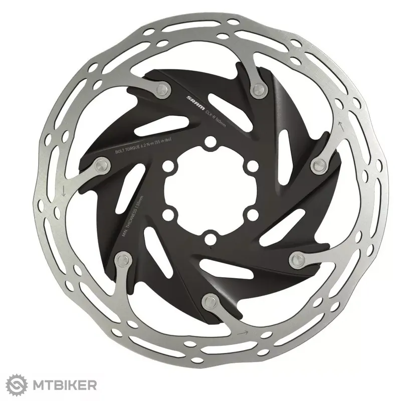 Objednat Nyní SRAM Centerline X Road Rounded brzdový kotouč, 140 mm, 6 děr