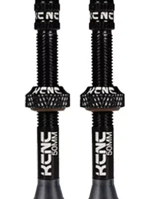 KCNC Alloy bezdušové ventilky, 50 mm, černá Super Cena