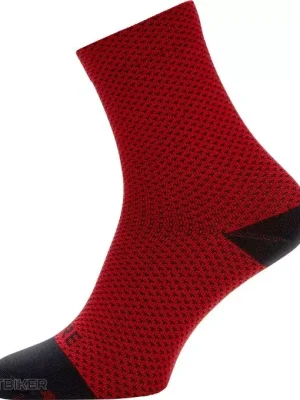 GOREWEAR C3 Dot Mid ponožky red/black Cenově Výhodný