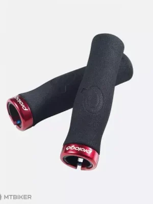 Nejlepší Cena Prologo Feather Lock Sys gripy, 65 g, černá/červená