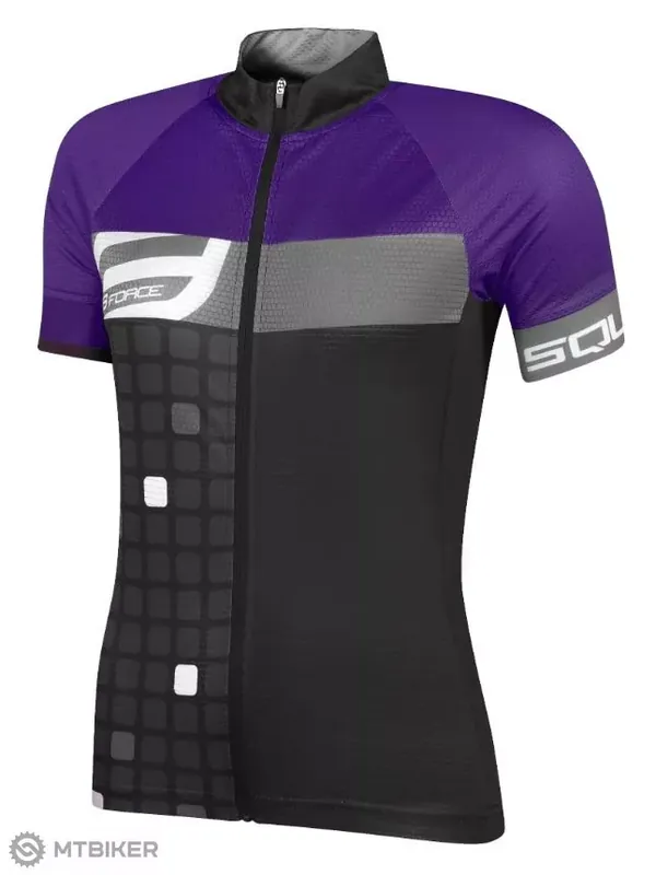 FORCE Square dámský dres, černý/fialový Cenový Hit