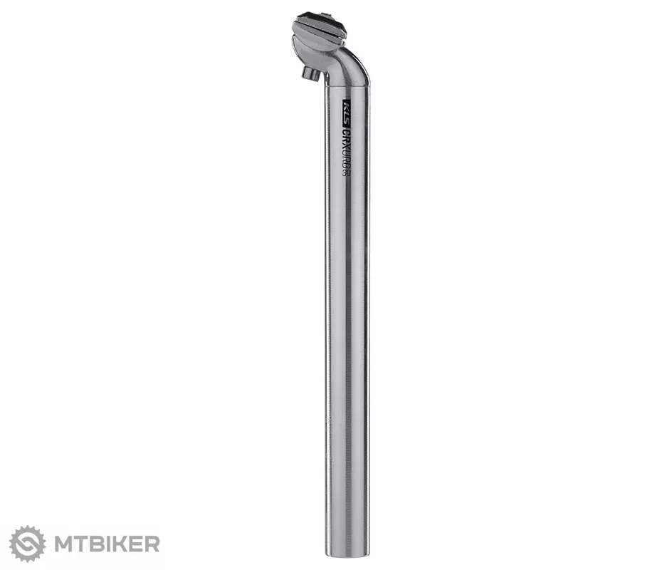 Akční Nabídka Kellys KLS CRX/URB 30 sedlovka, Ø-27.2 mm/400 mm, stříbrná