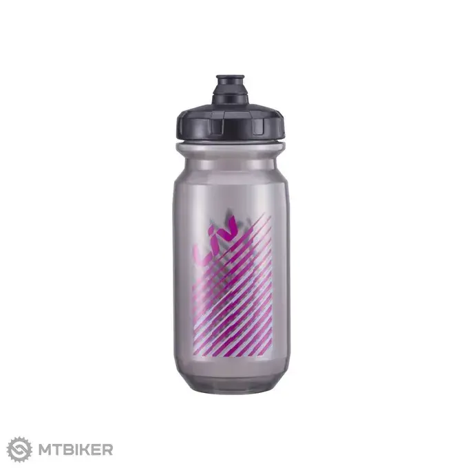 Liv Doublespring láhev, 600 ml, transparent black/pink Pouze Dnes