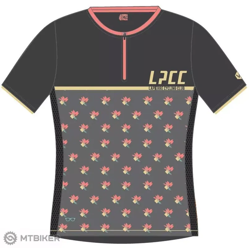 Tovární Cena Lapierre Zip Flower dámský dres, černá/oranžová