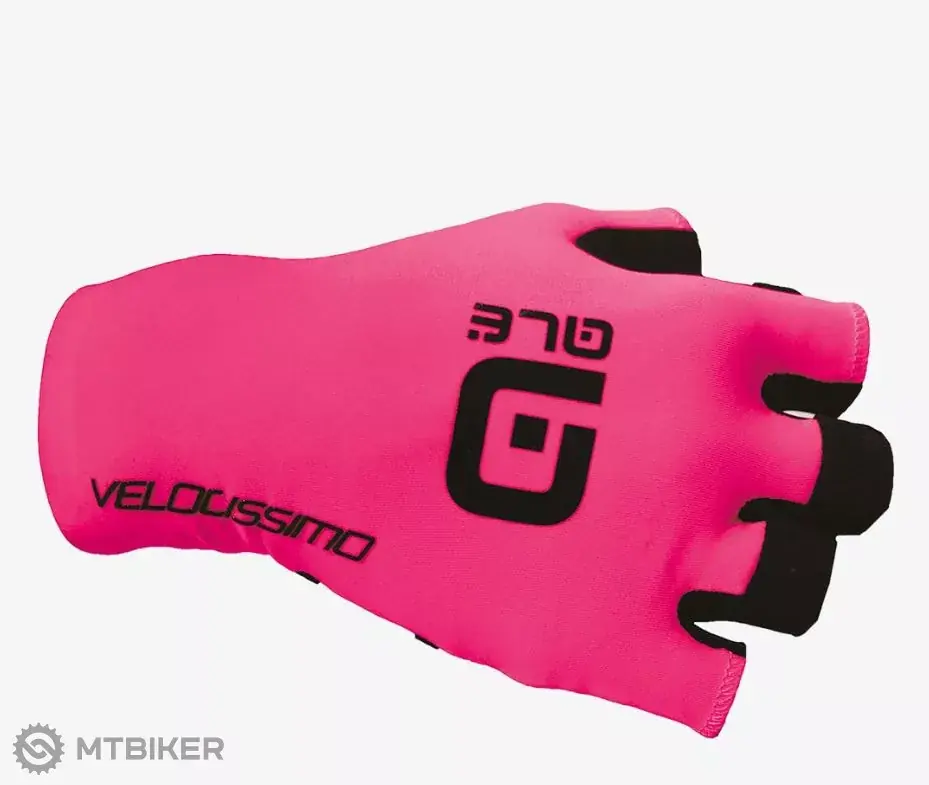 ALÉ Velocissimo Crono rukavice, fluo růžová/černá Koupit Online