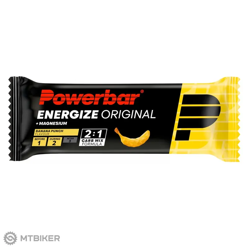 PowerBar Energize energetická tyčinka, 55 g, banán Horká Nabídka