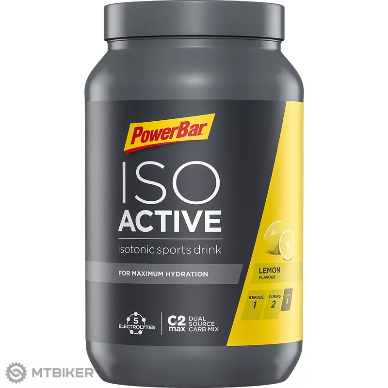 PowerBar IsoActive - izotonický sportovní nápoj 1320g citron Finální Výprodej