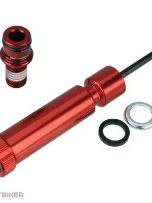 RockShox fork REBOUND DAMPER KNOB KIT - (INCLUDES ADJUSTER KNOB & BOLT) ALUMINUM RED LONG Top Prodej
