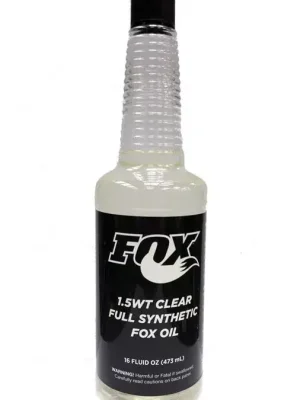 Dokud Zásoby Vydrží FOX olej Synthetic Oil 1.5WT Clear, 473ml