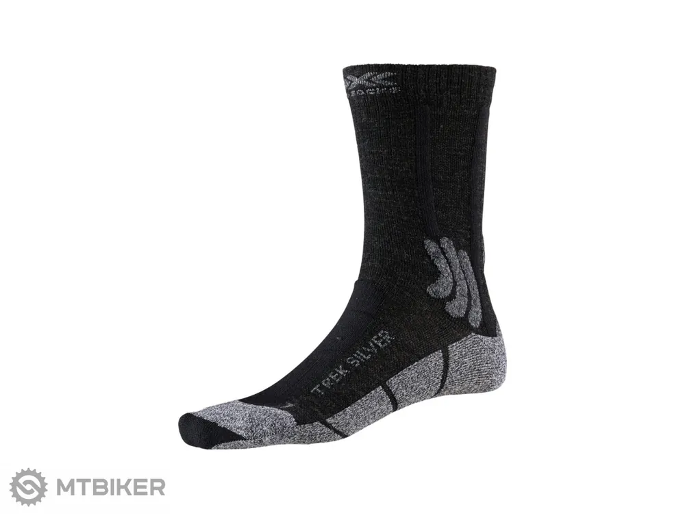 X-BIONIC TREK SILVER 4.0 trekové ponožky, černá Sleva