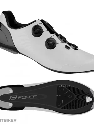 FORCE Road Warrior Carbon tretry, bílé Časově Omezené