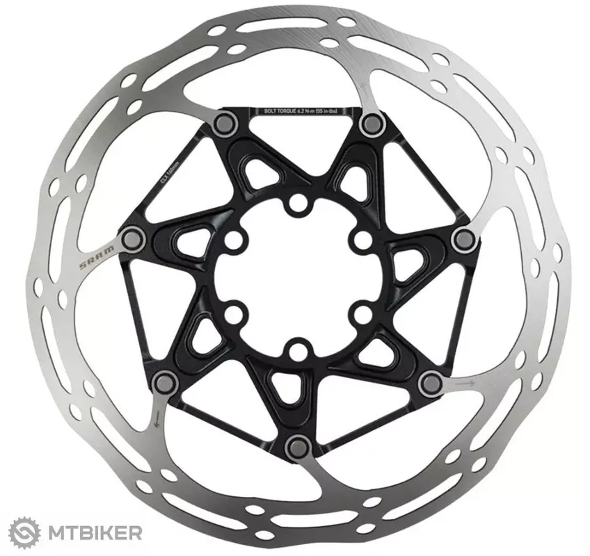 Koupit Online SRAM Centerline X Rounded brzdový kotouč, 140mm, 6 šroubů
