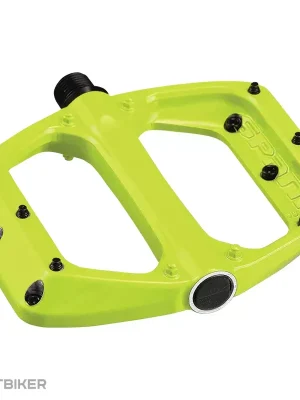 Nejprodávanější SPANK Spoon DC platformové pedály, lime green