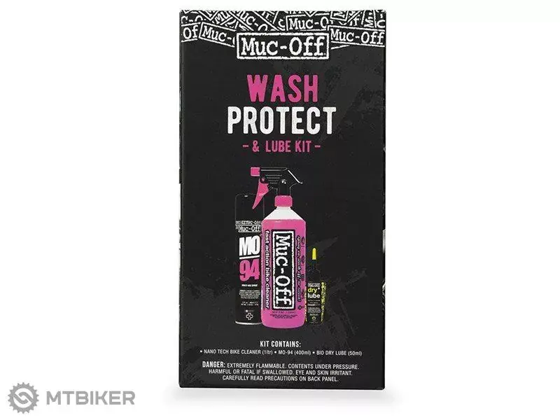 Muc-Off Wash Protect And Lube Kit DRY sada pro údržbu kola Sezónní Sleva