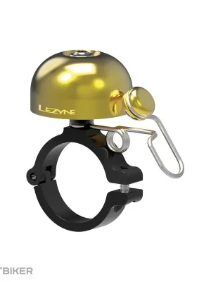 Lezyne Classic Hard Mount zvonek, mosaz/černá Super Cena
