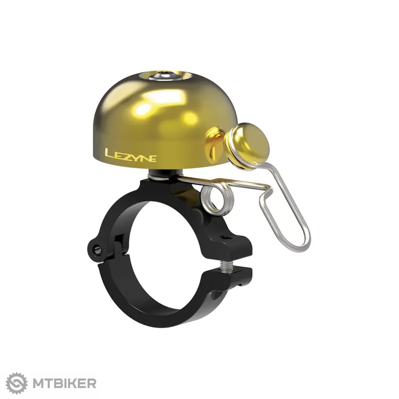 Lezyne Classic Hard Mount zvonek, mosaz/černá Super Cena