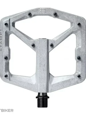 Crankbrothers Stamp 2 Large platformové pedály, raw silver Víkendová Akce