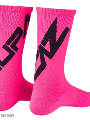 Víkendová Akce Supacaz SupaSox Twisted ponožky, růžová/černá