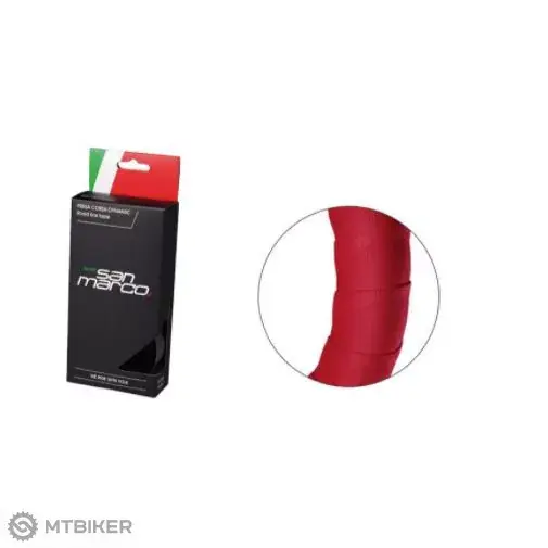 Selle San Marco Presa Corsa Dynamic omotávka, 3 mm, červená Omezená Nabídka