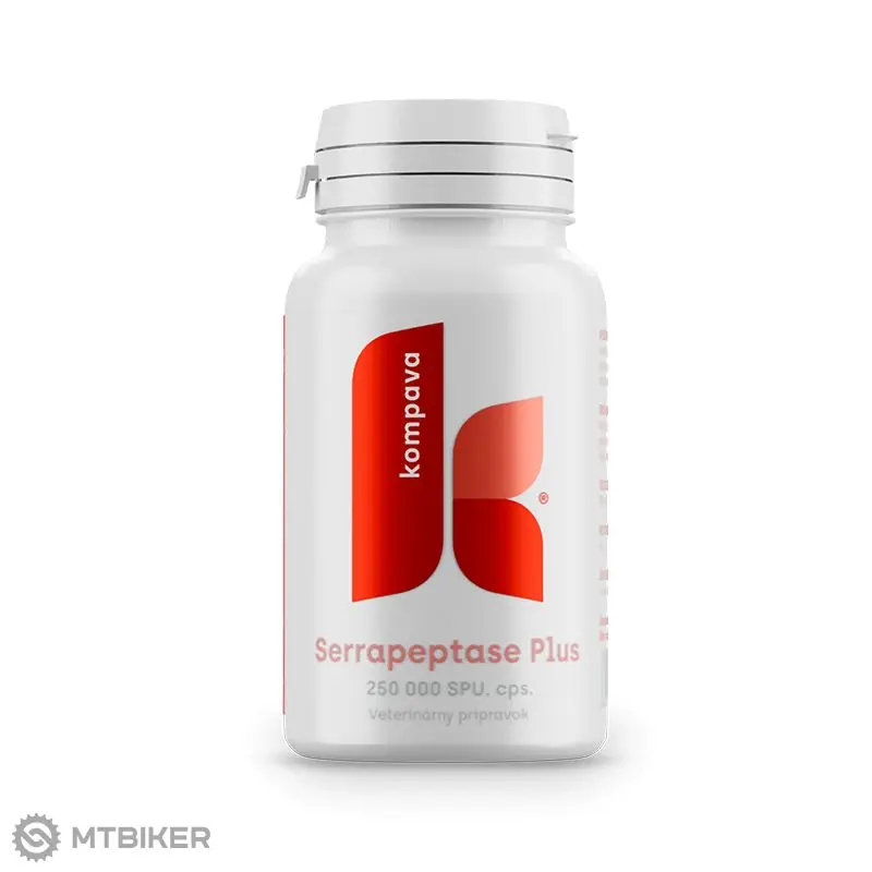 Zlevněný Kompava Serrapeptase Plus výživový doplněk, 355 mg/90 kps