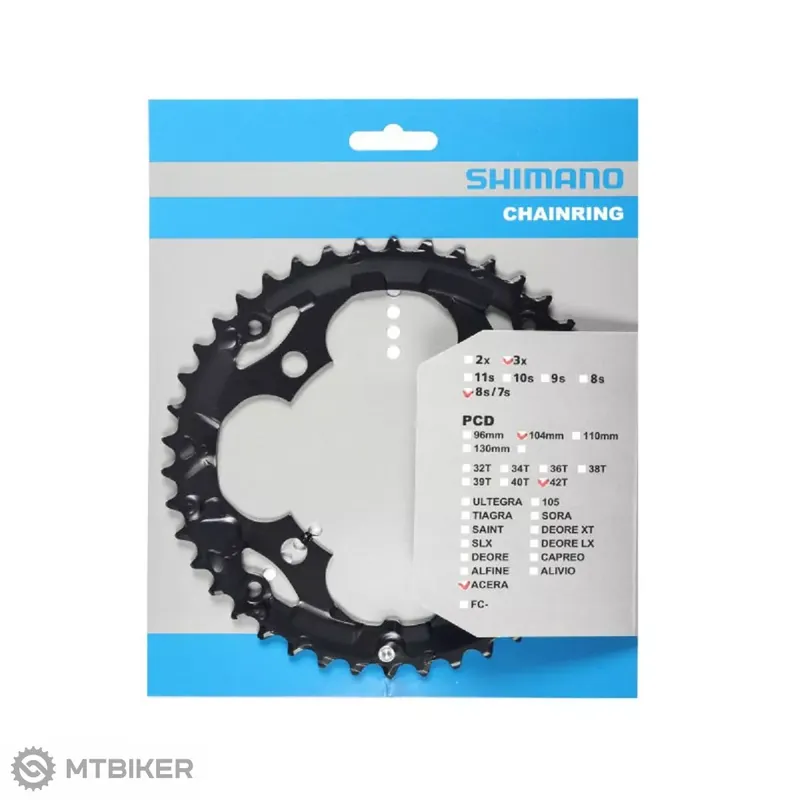 Shimano Acera FC-M361 převodník, 42T, 3x8 Ihned K Objednání