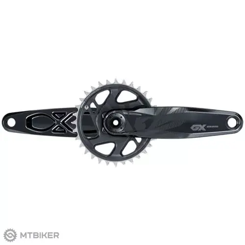 Tovární Cena SRAM GX Eagle DUB kliky pro fatbike, 165 mm, 1x12, 30T, Lunar