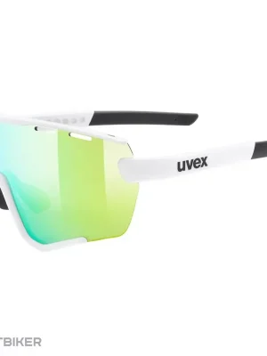 uvex Sportstyle 236 Set brýle, white mat/mirror green Zlevněný