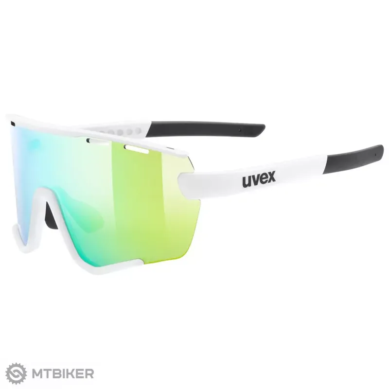 uvex Sportstyle 236 Set brýle, white mat/mirror green Zlevněný