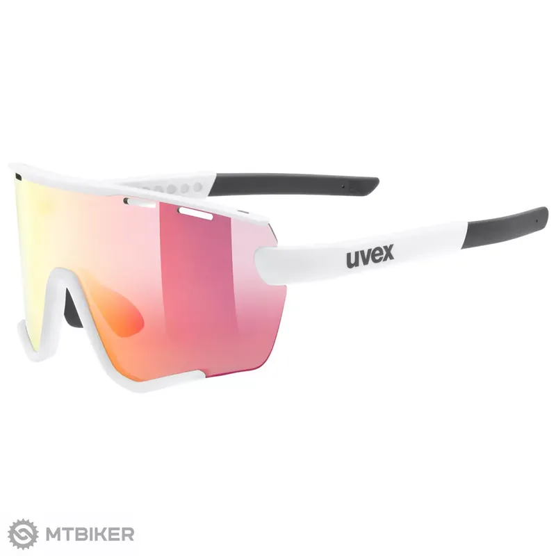 uvex Sportstyle 236 S Set brýle, white mat/mirror red Výprodej
