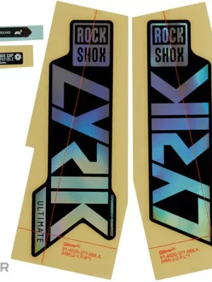 Dokud Zásoby Vydrží Rock Shox Decal Lyrik Ultimate 27,5" /29" Gloss raibow/gloss black