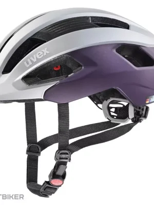 uvex Rise CC přilba, silver/plum we Autentický
