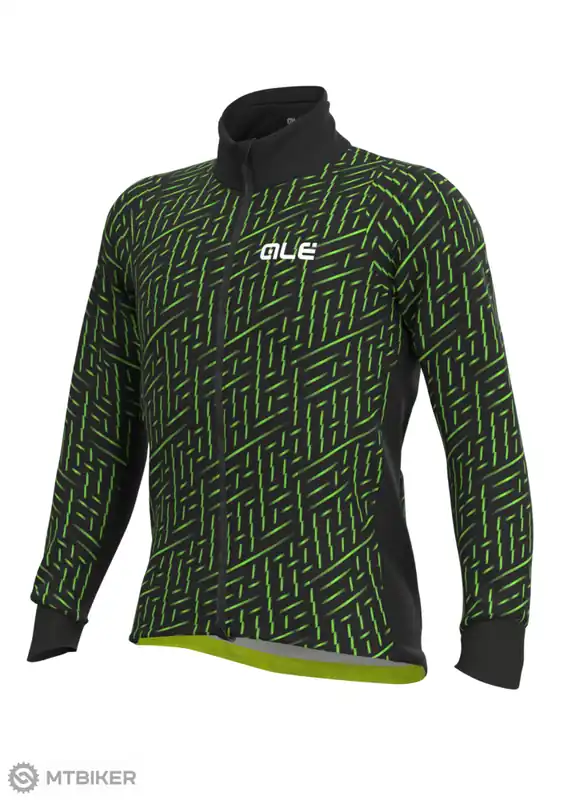 ALÉ PR-R GREEN BOLT bunda, černá/fluo zelená Nízká Cena