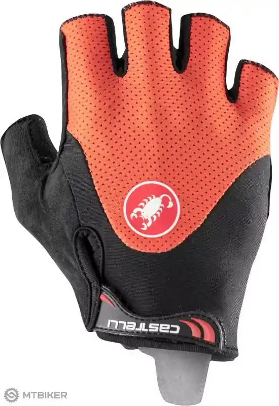 Castelli ARENBERG GEL 2 rukavice, ohnivá červená Nejlepší Volba