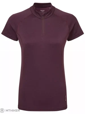 Montane FEM DART ZIP dámské triko, vínová Vrácení Zdarma