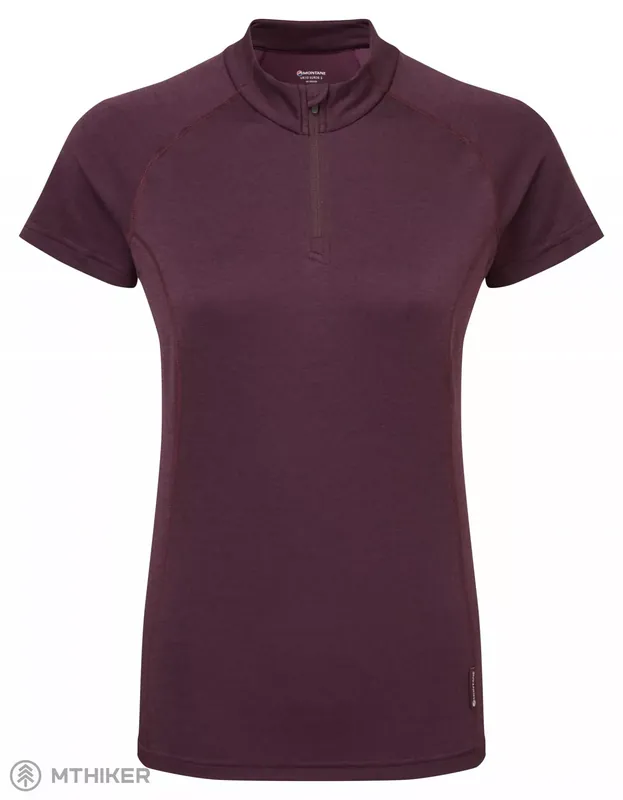 Montane FEM DART ZIP dámské triko, vínová Vrácení Zdarma