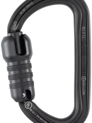 Autentický Petzl Bm´D TRIACT LOCK karabina, černá