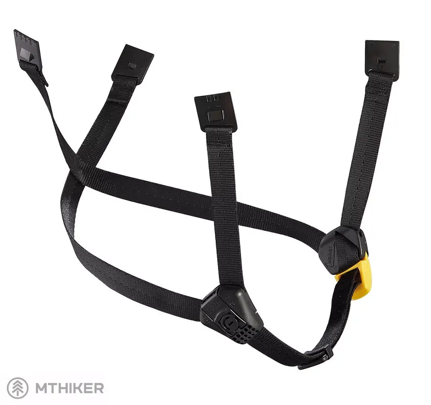 Petzl DUAL EXTENDED podbradní pásek pro přilby VERTEX a STRATO žlutočerný prodloužený Jen Po Omezenou Doba